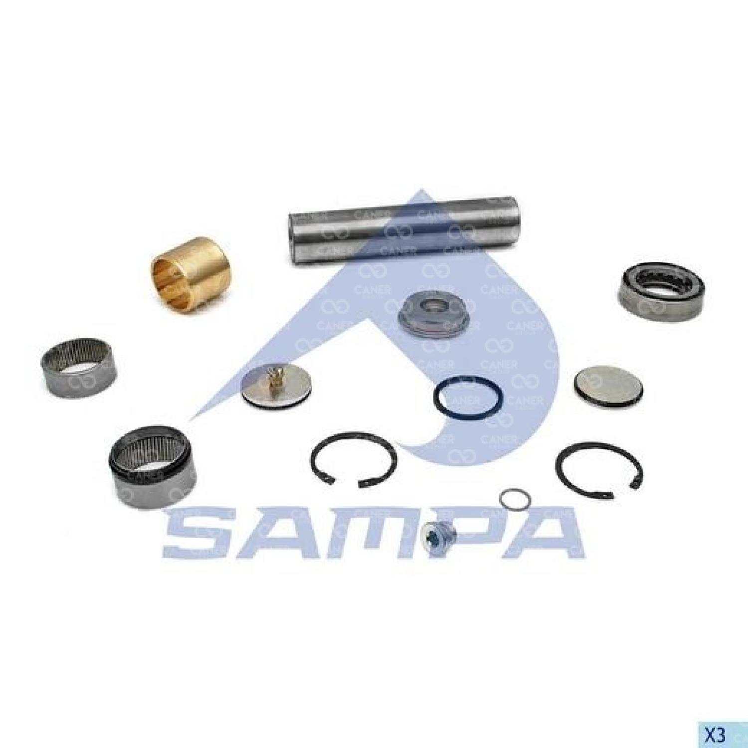 080.742 SAMPA; VOLVO DİNGİL TAMİR TAKIMI, DİNGİL AKS BAŞI-;22536157; 7422536157;